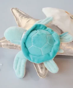 Doudou et Compagnie Peluche Tortue doudou bébé verte - 16 cm