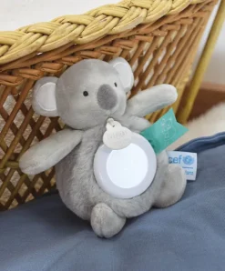Doudou et Compagnie Peluche veilleuse Koala - 15 cm - Unicef