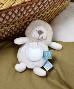 Doudou et Compagnie Peluche veilleuse lion - 15 cm - Unicef