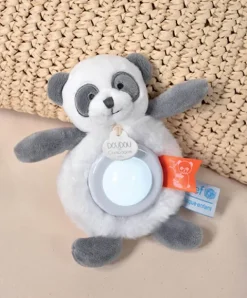 Doudou et Compagnie Peluche veilleuse Panda - 15 cm - Unicef