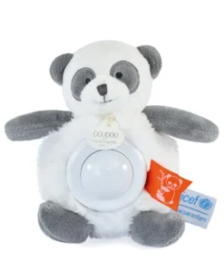 Doudou et Compagnie Peluche veilleuse Panda - 15 cm - Unicef