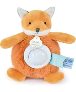 Doudou et Compagnie Peluche Veilleuse Renard - 15 cm - Unicef