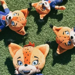 Doudou et Compagnie Peluche XXL PSG Mascotte Officielle - Germain Le Lynx 50 cm