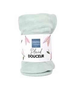 Doudou et Compagnie Plaid douceur 70*100cm - Vert