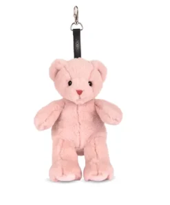 Doudou et Compagnie porte clé - Bijou de sac Ours peluche - 20 cm - Rose clair