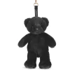 Doudou et Compagnie porte clé - Bijou de sac Ours peluche noir - 20 cm - Noir