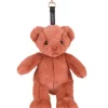 Doudou et Compagnie porte clé - Bijou de sac Ours peluche - 20 cm - Terracotta