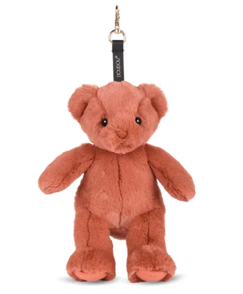 Doudou et Compagnie porte clé - Bijou de sac Ours peluche - 20 cm - Terracotta