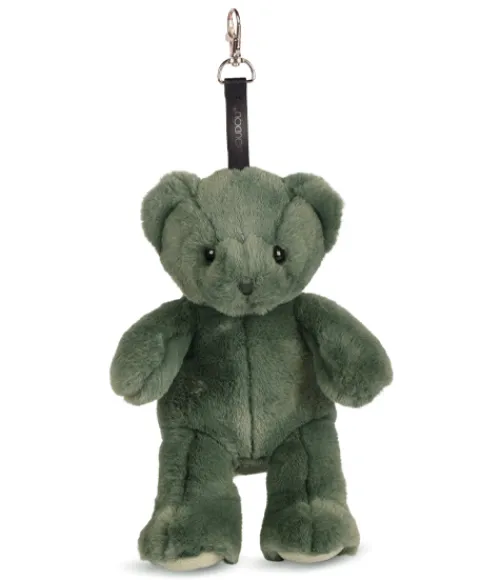 Doudou et Compagnie porte clé - Bijou de sac Ours peluche - 20 cm - Vert