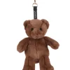 Doudou et Compagnie porte clé - Bijou de sac Ours peluche - 20 cm - Marron