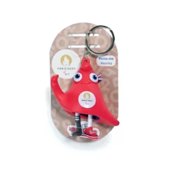 Doudou et Compagnie Porte clés JO 2024 - Mascotte Paralympique - 7 cm