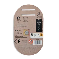 Doudou et Compagnie Porte clés JO 2024 - Mascotte Paralympique - 7 cm