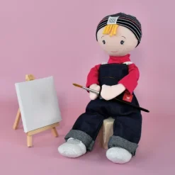 Doudou et Compagnie Poupée de chiffon - Les Canailles de Doudou - Faustin - 36 cm