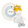 Doudou et Compagnie Poupée de chiffon en coton BIO - Flore- 30 cm