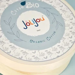 Doudou et Compagnie Poupée de chiffon en coton BIO - Flore- 30 cm