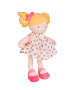 Doudou et Compagnie Poupee tissu PRETTY - Fraise - 28 cm
