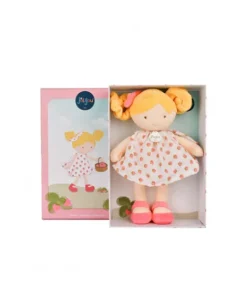 Doudou et Compagnie Poupee tissu PRETTY - Fraise - 28 cm