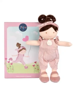 Doudou et Compagnie Poupee tissu PRETTY - Opaline - 28 cm