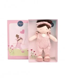 Doudou et Compagnie Poupee tissu PRETTY - Opaline - 28 cm