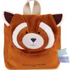 Doudou et Compagnie Sac à dos bebe PANDA ROUX - 20 x 20 x 10 cm - Unicef