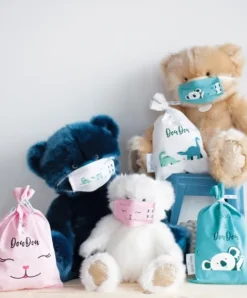Doudou et Compagnie Sac à Doudou en coton Fun - Modèle aléatoire
