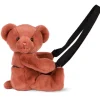 Doudou et Compagnie Sac bandouliere - Ours en peluche terracotta - 30 cm