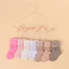 Doudou et Compagnie Semainier de chaussettes bébé - Cadeau naissance bébé fille - 0/6 mois