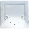 Doudou et Compagnie Tapis de Parc Ours bleu - 100 x 100 cm