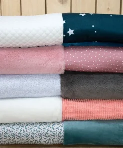 Doudou et Compagnie Tapis d'éveil Bébé - Bleu marine/ Blanc - 100 X 100 cm