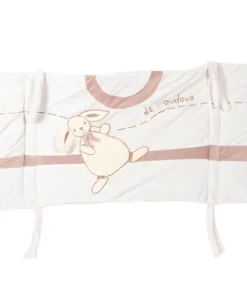 Doudou et Compagnie Tour De Lit Bébé Lapin Bonbon