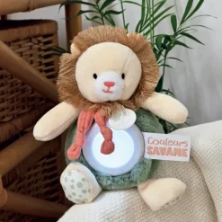 Doudou et Compagnie Veilleuse bébé Lion -15 cm