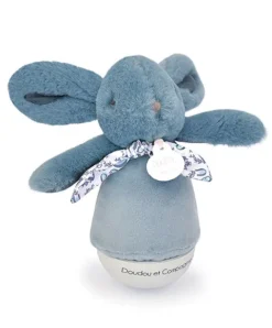 Doudou et Compagnie Veilleuse bebe musicale Culbuto bleue - 16 cm