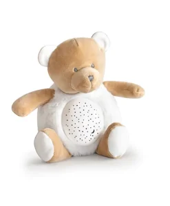 Doudou et Compagnie Veilleuse musicale et lumineuse Ours marron - 20 cm
