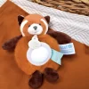 Doudou et Compagnie Veilleuse peluche panda roux - 15 cm - Unicef